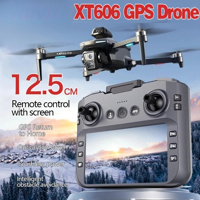 Drone Surveying - Original XT606 MAX GPS Drone 4k