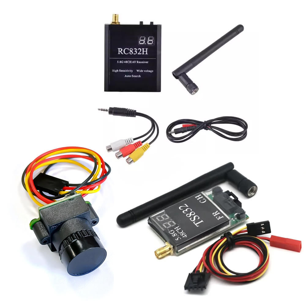 Drone Lidar - TS832 Receiver +RC832 +1000TVL camera 48CH