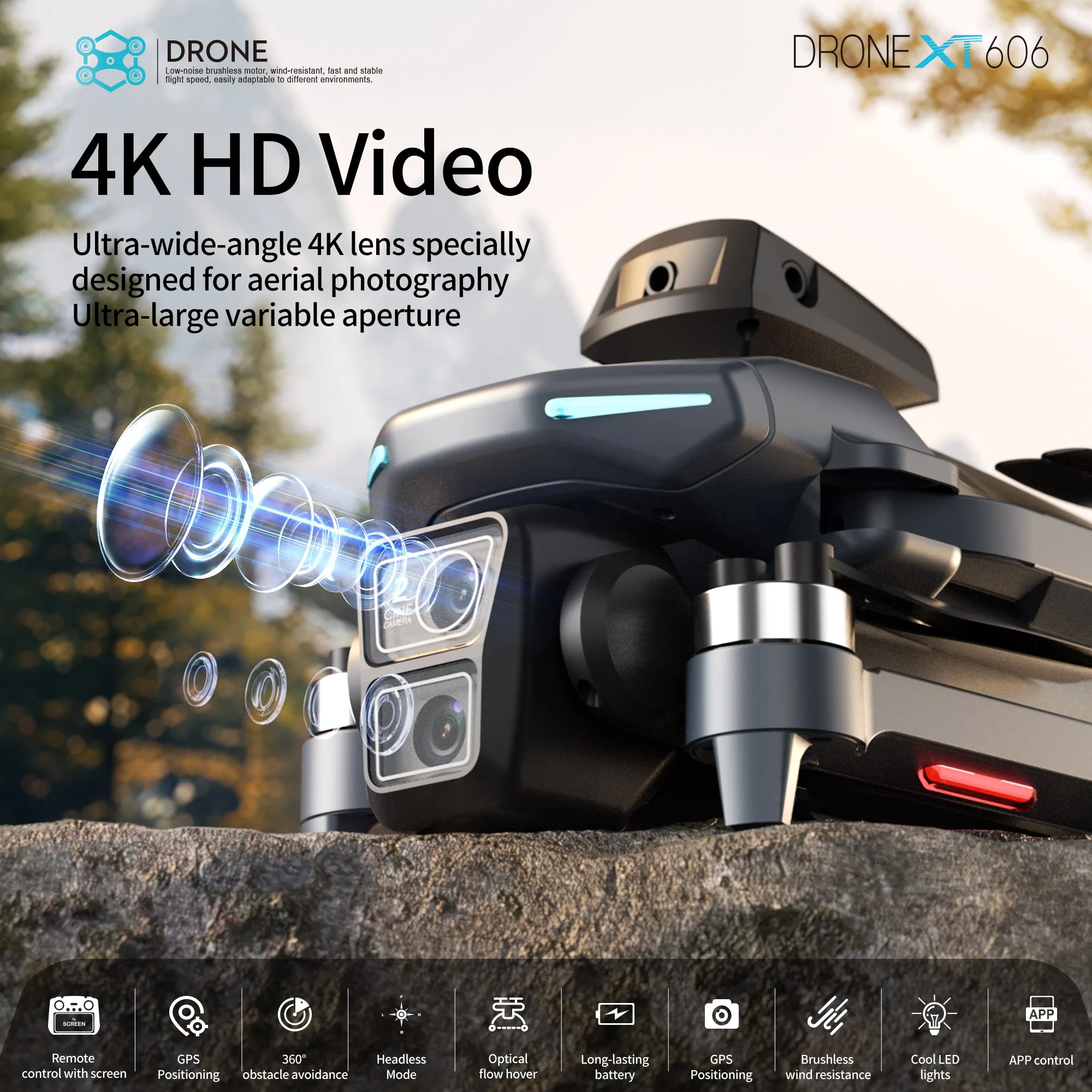 Original XT606 MAX GPS Drone 4 - огляд і ціна Drone Surveying