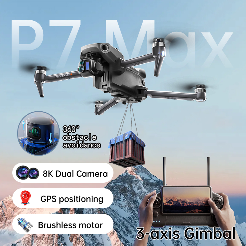 NEW P7 Max Drone 8K Camera GPS - огляд і ціна Drone Cinematic