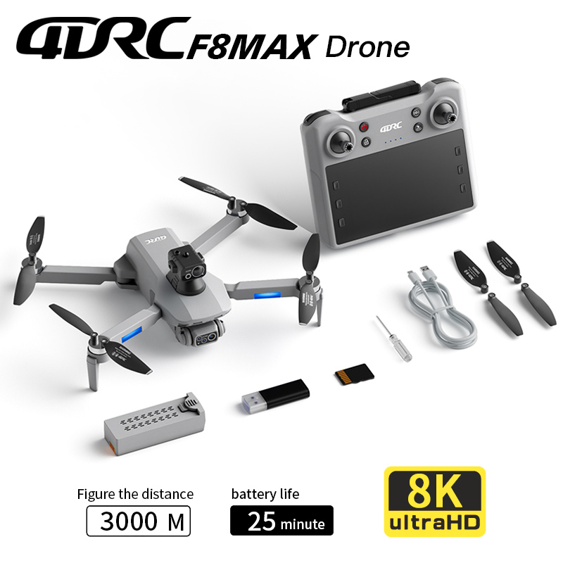 F8 MAX GPS Drone Professional  - огляд і ціна Drone Cinematic