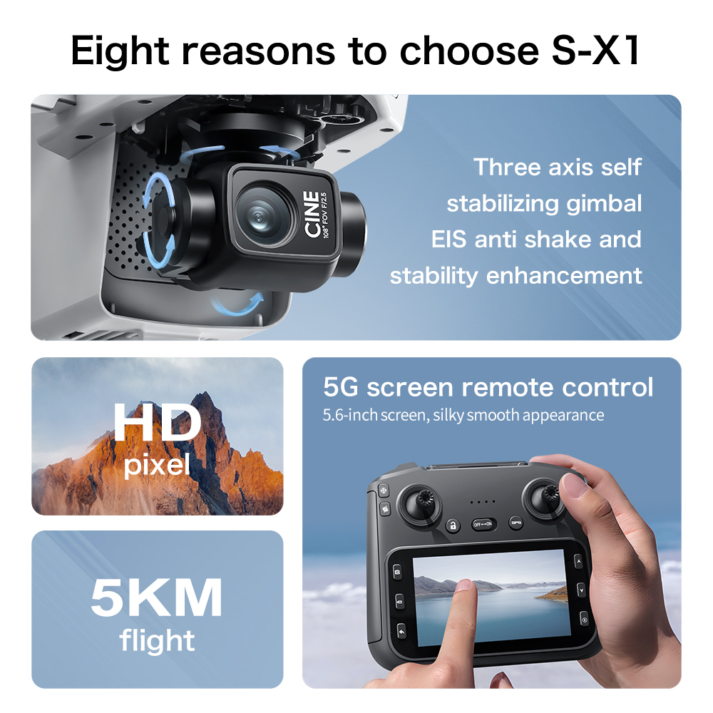 Top Deal S-X1 MAX GPS Drone 3  - огляд і ціна Drone Thermal Imaging