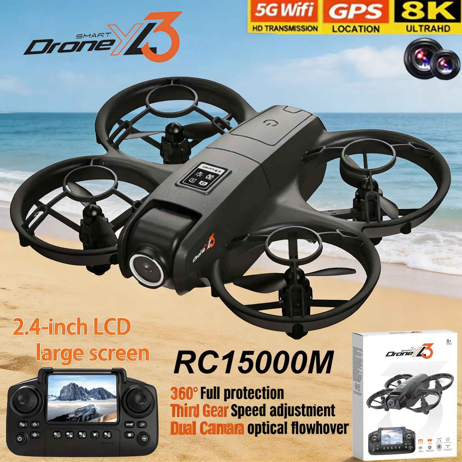 New YL3 RC Drone 8K 1080P Wide - огляд і ціна Drone Mapping