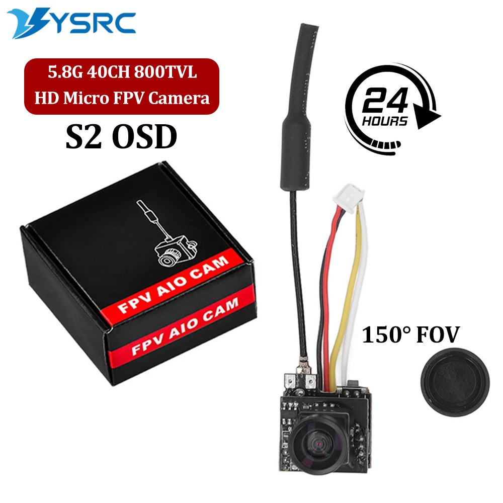 FPV RC Micro Camera S2 OSD AIO - огляд і ціна Drone Video Production