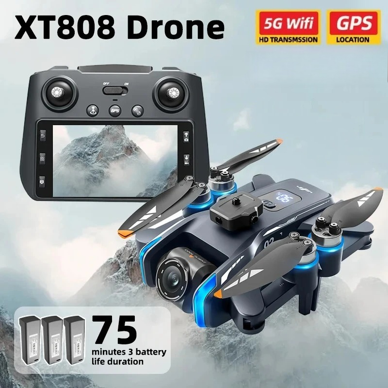 Original XT808 Pro MAX Drone 4 - огляд і ціна Drone Surveying