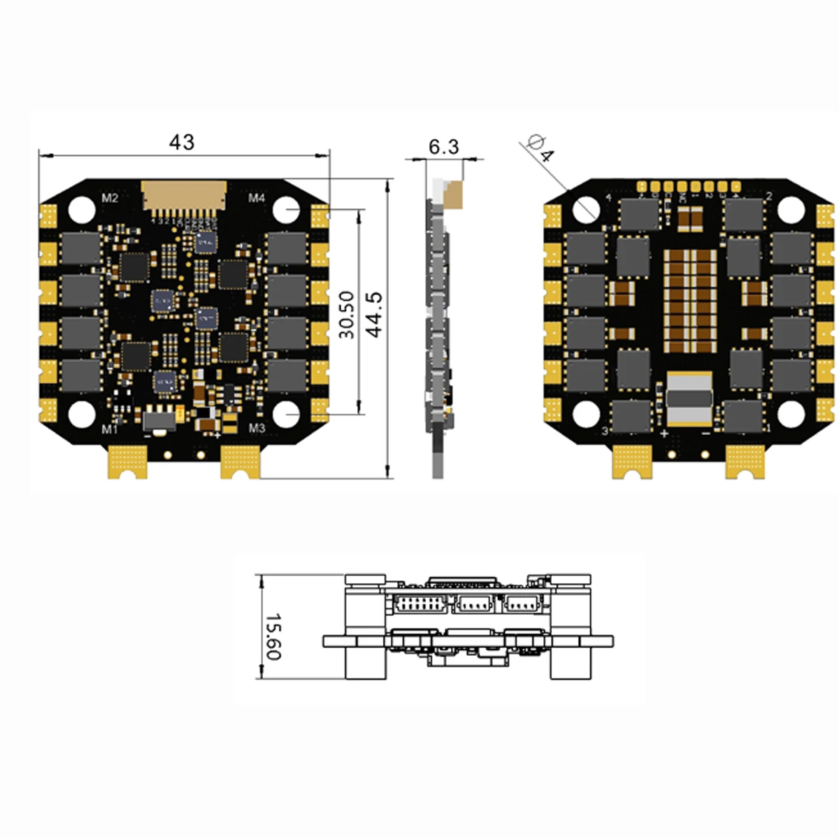 F4 F405 F7 F722 Flight Control - огляд і ціна Betaflight Fc F7